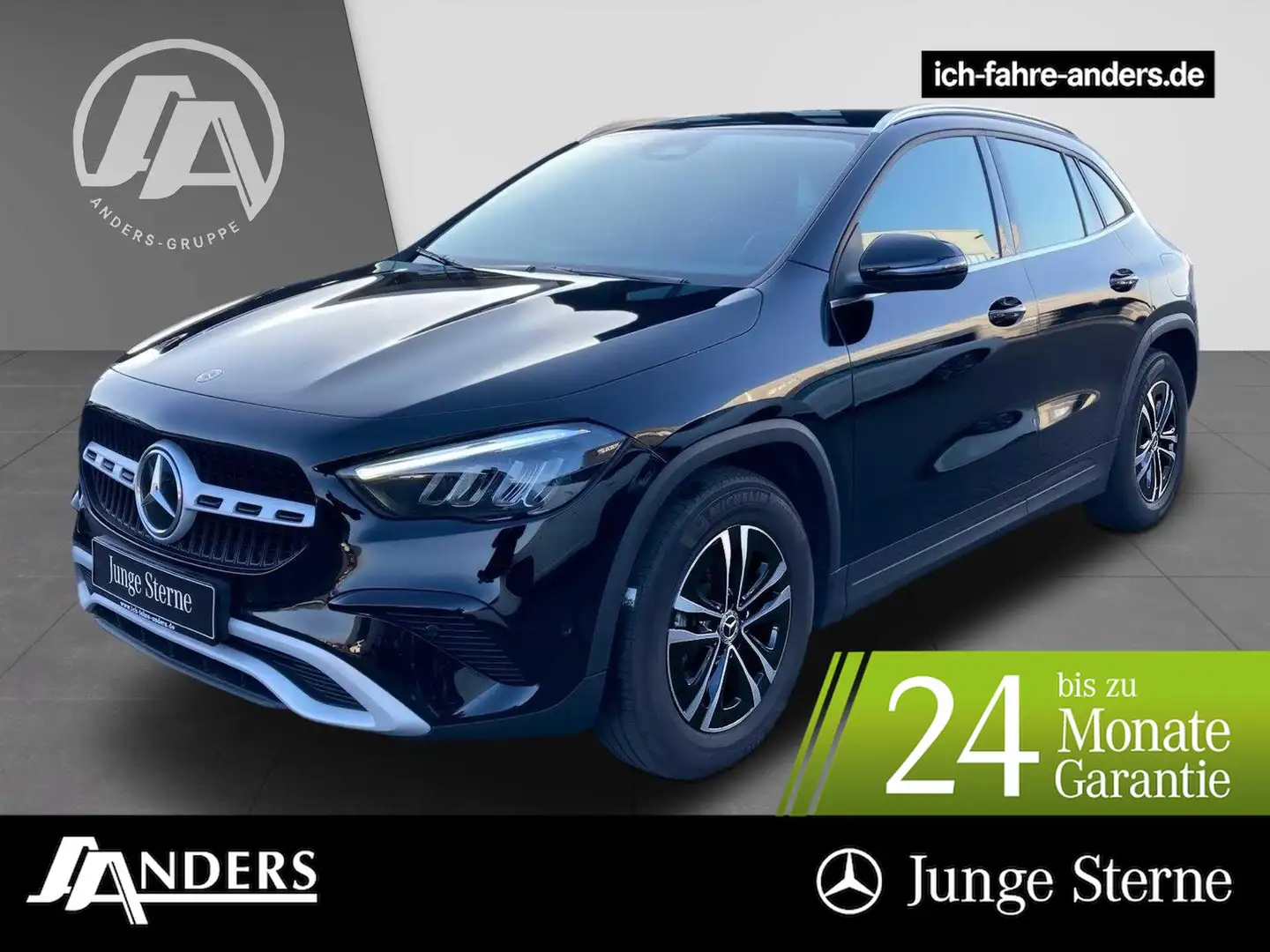 Mercedes-Benz GLA 180 Advanced+MBUX+SHZ+LED+PDC+Kamera+EASY-P. Czarny - 1