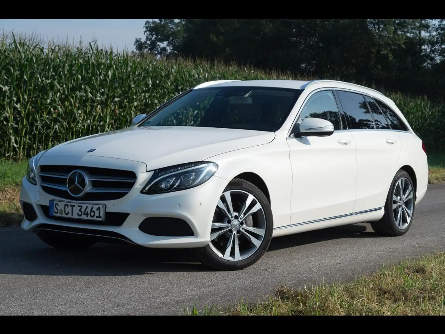 Mercedes-Benz C 160 T Avantgarde AUT Kam. KeyLess KlimaA LED Weiß - 2