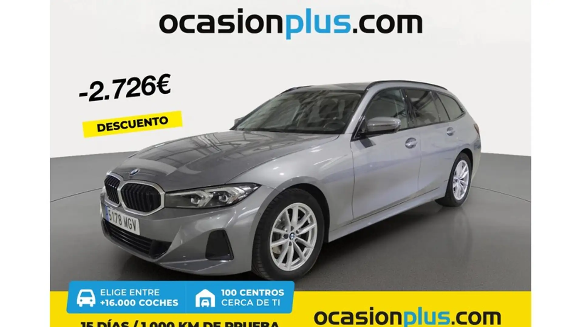 BMW 318 318dA Touring Gris - 1