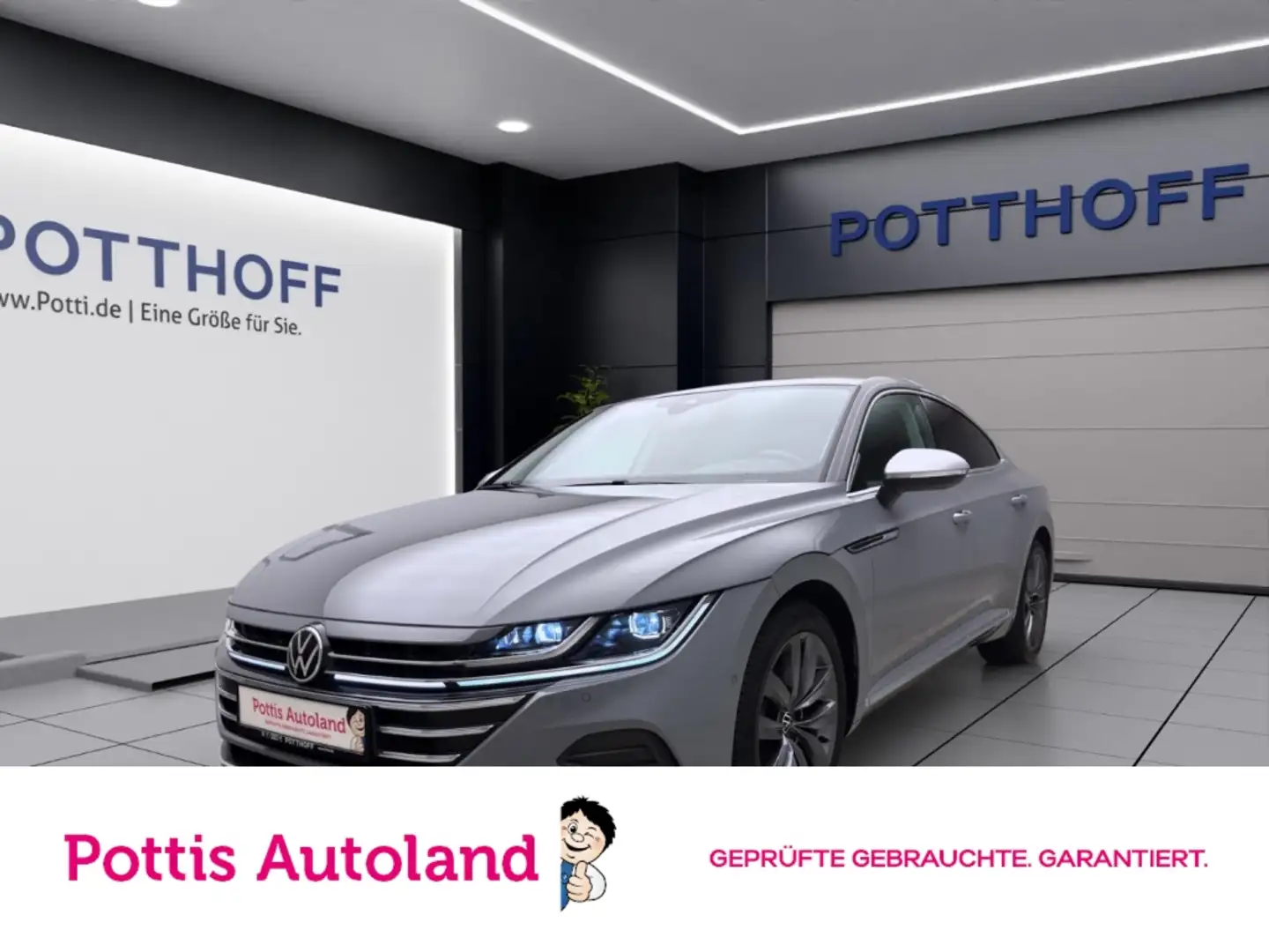 Volkswagen Arteon 2.0 TDI DSG ELEGANCE AHK IQ.LIGHT NAVI ACC Grau - 1