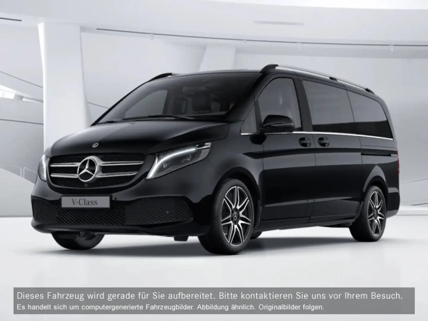 Mercedes-Benz V 250 d lang 4M Avantgarde Edition Burmester PTS Schwarz - 2