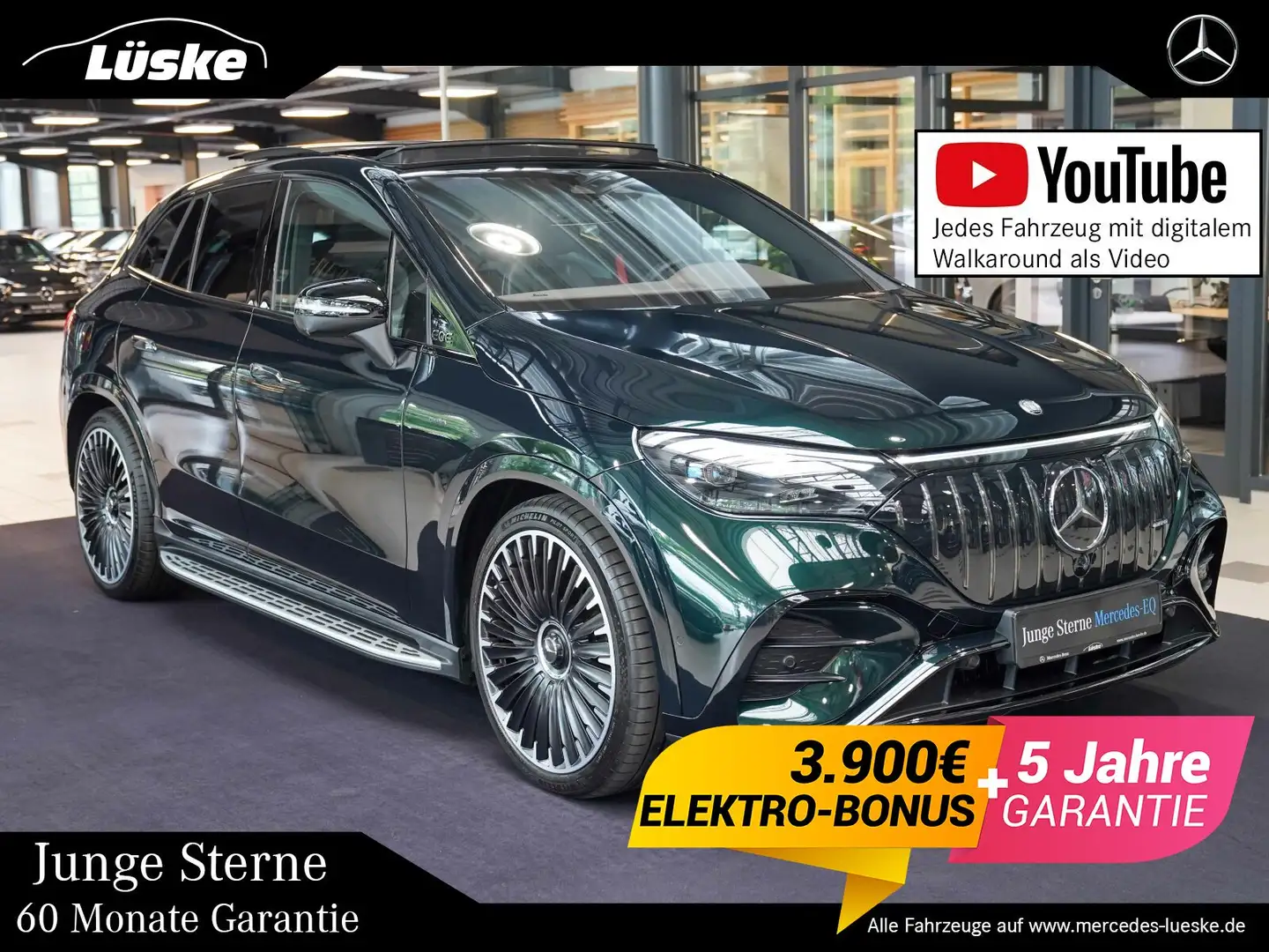 Mercedes-Benz EQE 43 EQE 43 AMG 43 AMG 4M Night smaragdgrün Nappa HYPER zelena - 1