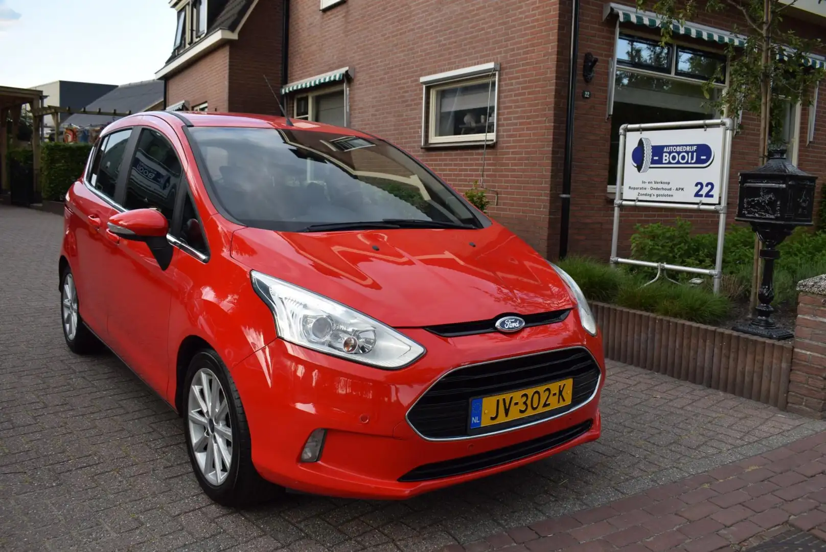 Ford B-Max 1.0 EcoBoost Titanium/CRUISE/NAVi/AIRCO-ECC/TREKH/ Rood - 2