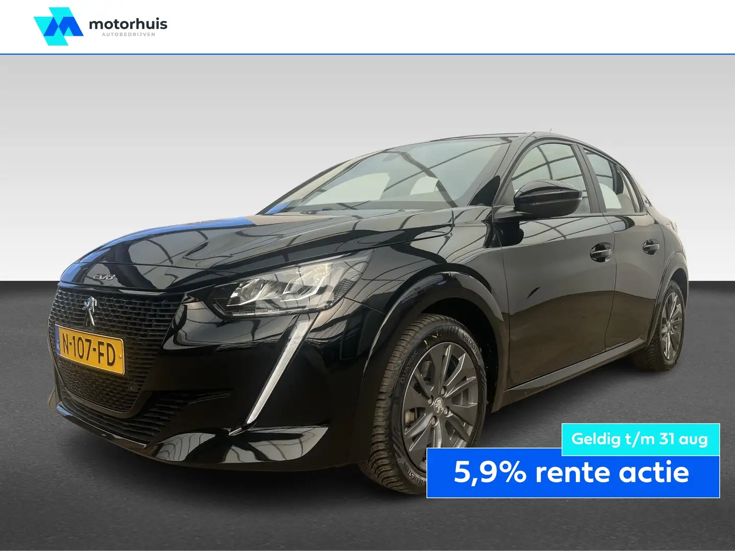 Peugeot e-208 EV 50kWh 136pk Active Pack / AppleCarPlay-Android Noir - 1