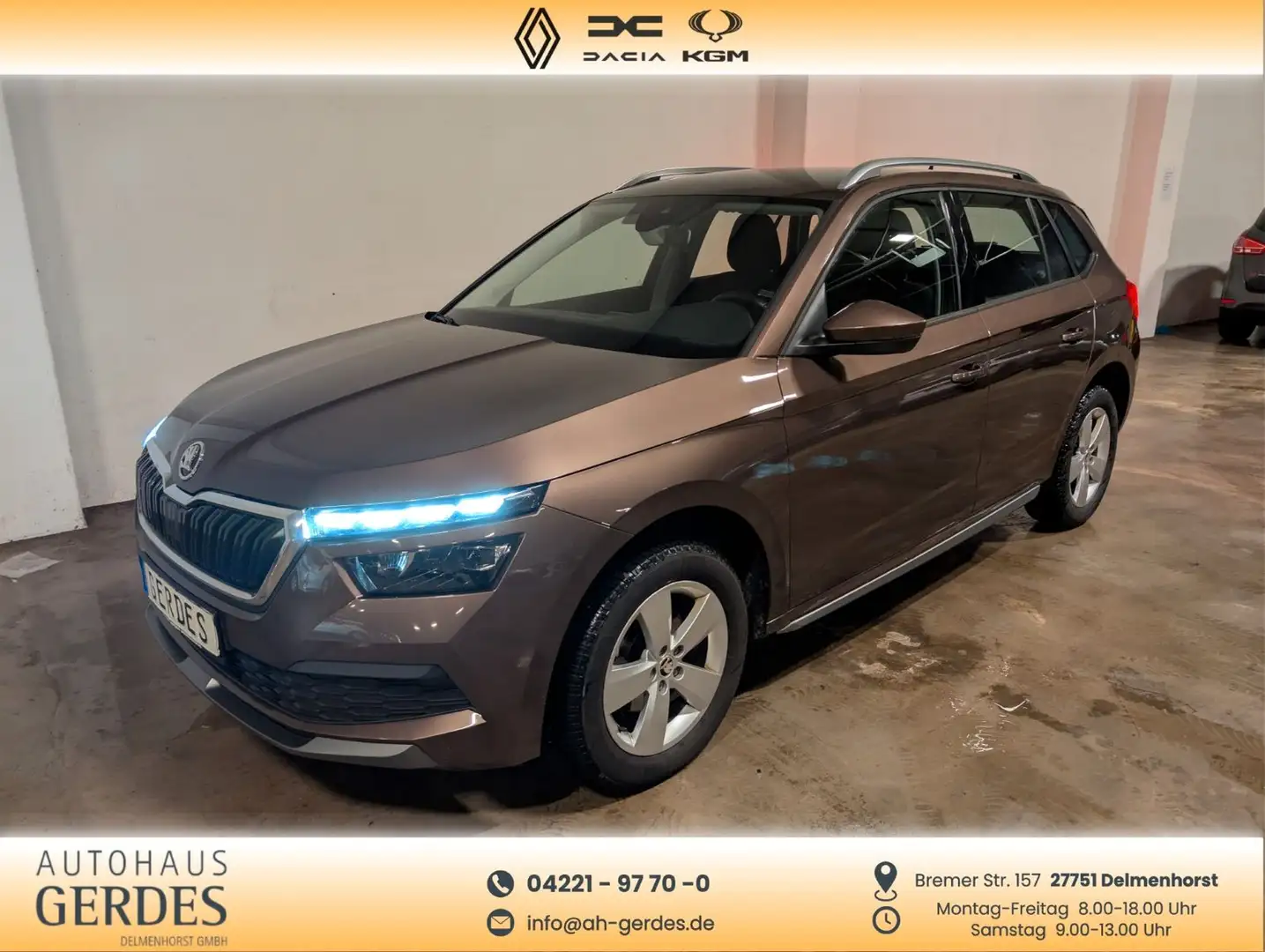 Skoda Kamiq Style 1.6 TDI Brun - 1