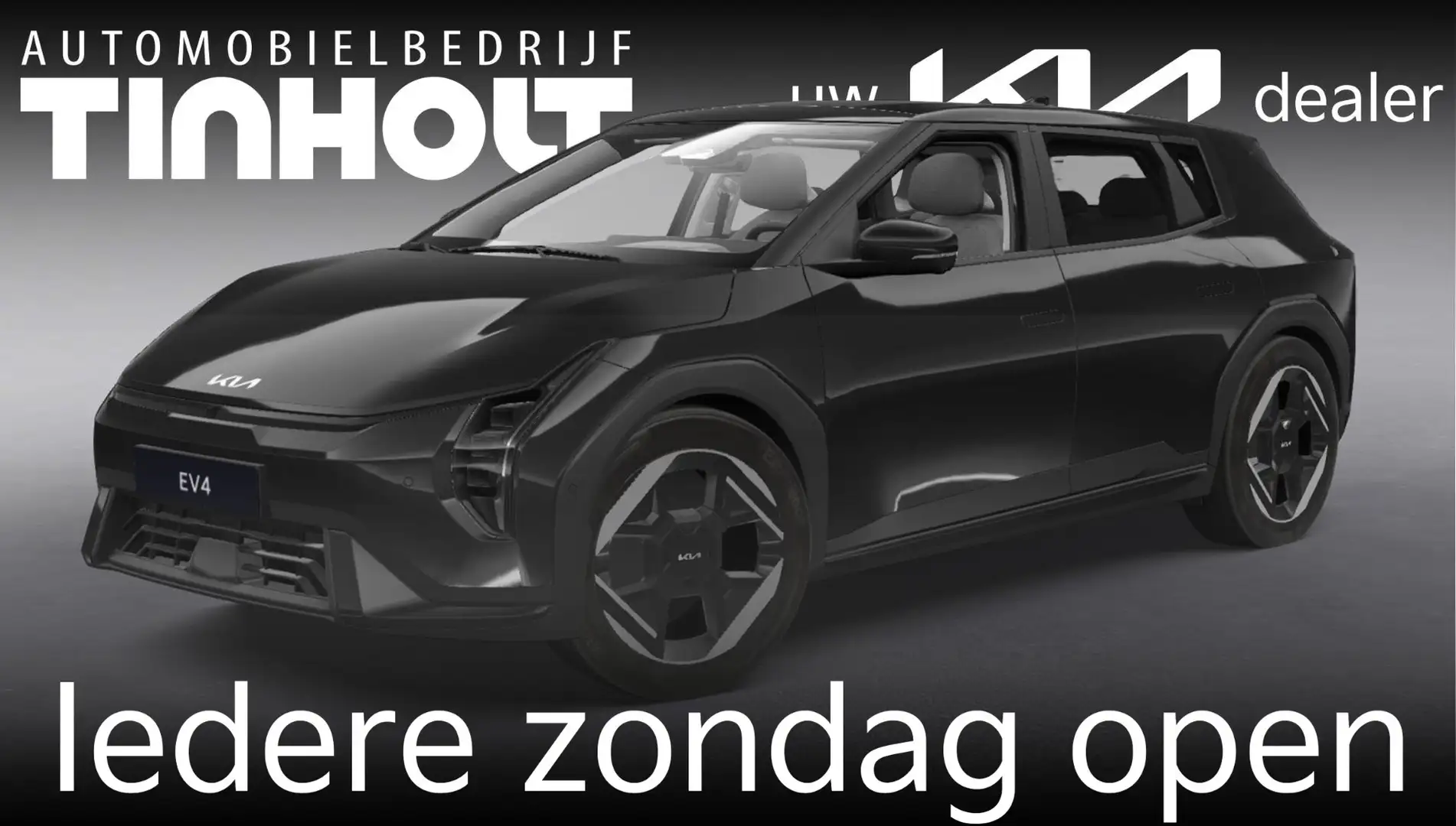 Kia EV4 Plus Advanced 81.4 kWh - Direct uit voorraad lever Zwart - 1