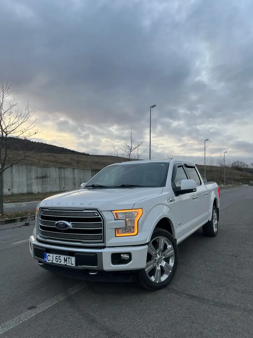 Ford F 150 Limited Blanc - 1