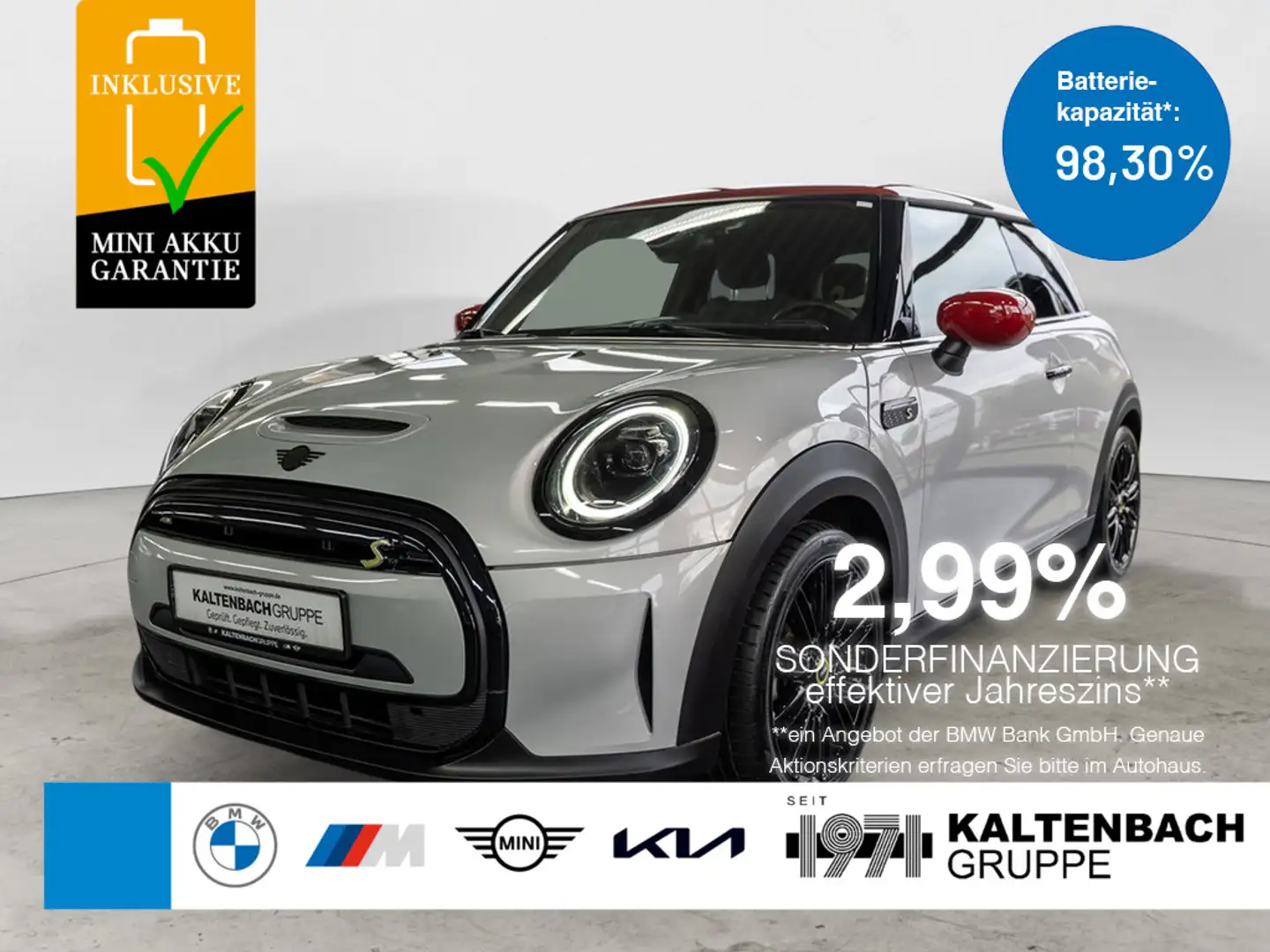 MINI Cooper SE Classic Trim FACEL. LED NAVI SHZ Argent - 1