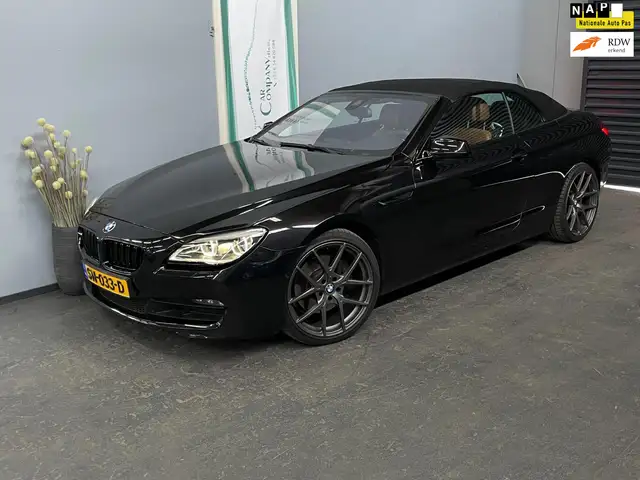 BMW 640 6-serie Cabrio 640i M6 Nieuwe Model MBlack on Blac