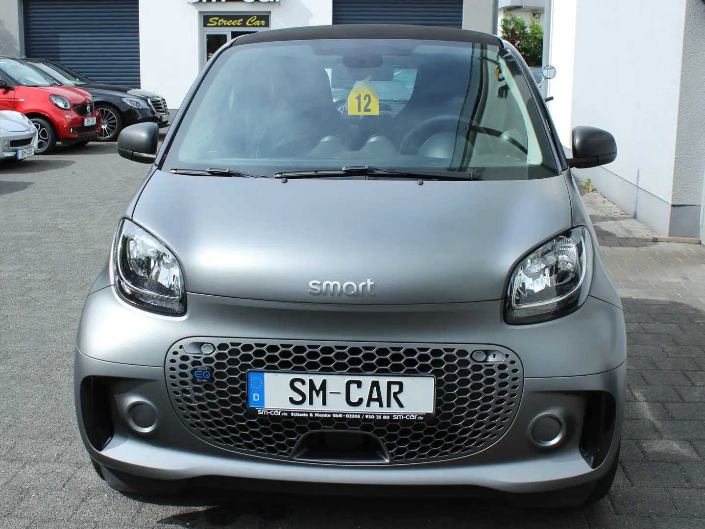 smart forTwo Fortwo Coupe EQ 22 KW Lader 1.Hand scheckheft Gris - 1