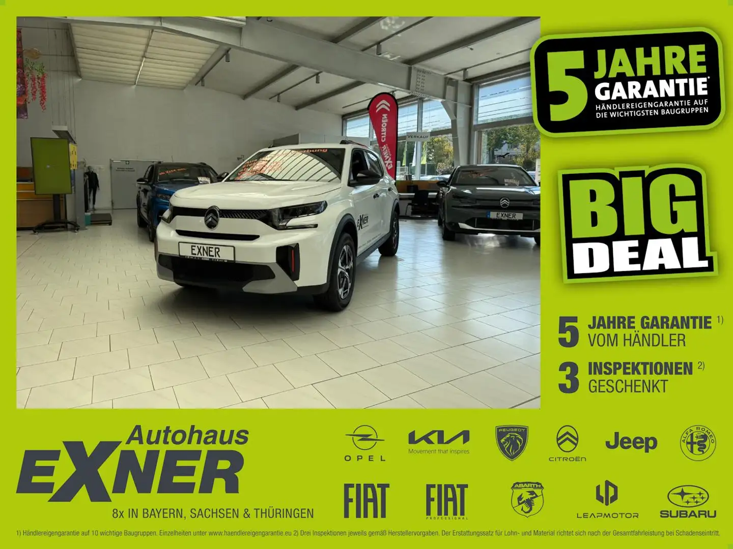 Citroen C3 Aircross MAX Toter-Winkel-Assistent, Navi Biały - 1