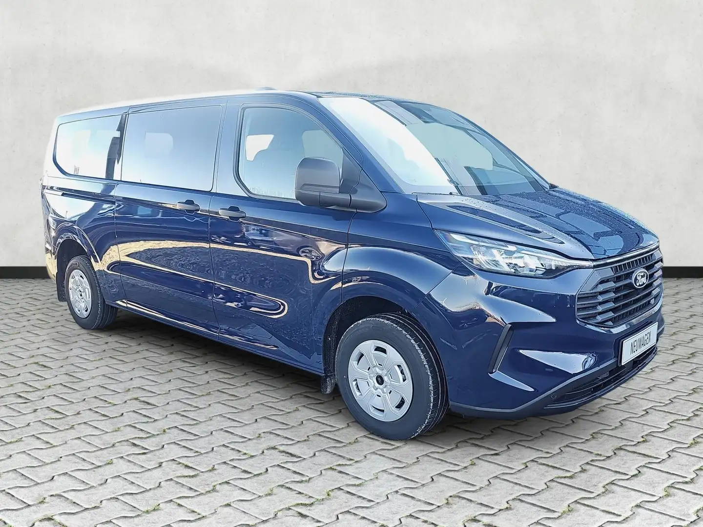 Ford Transit Custom 320 L2 FWD Trend Combi 2.0 EB 8 Sitz AHK 110 kW... Blau - 1