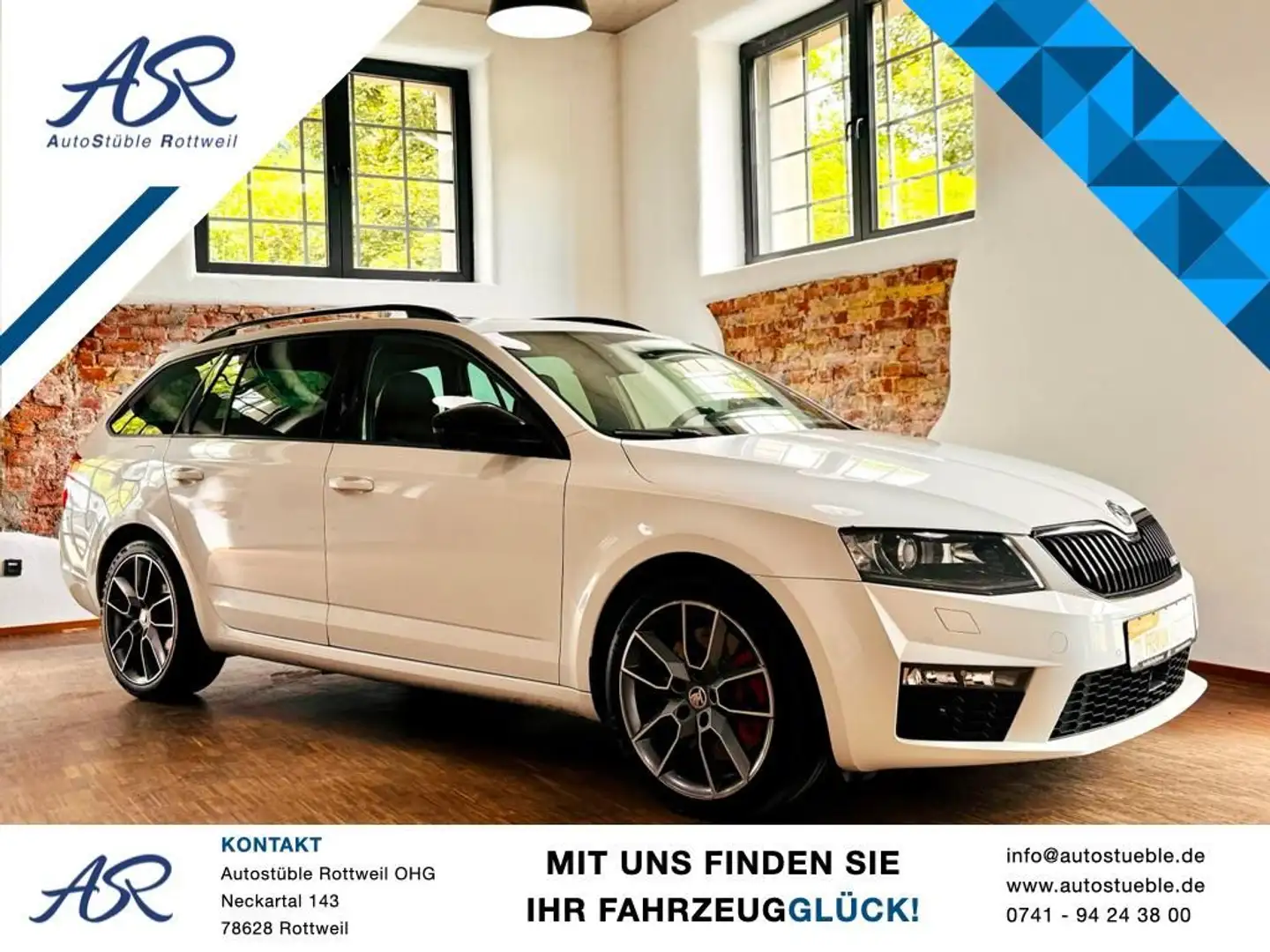 Skoda Octavia Combi RS 2.0 TSI DSG Pano Kessy Canton Wit - 1