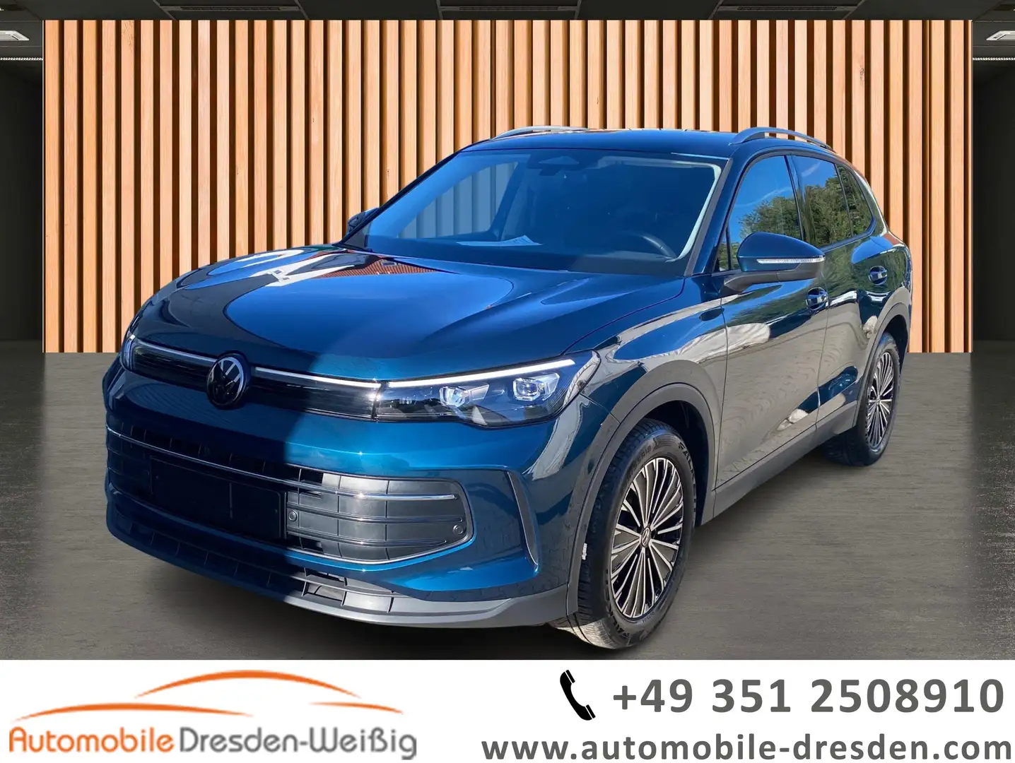 Volkswagen Tiguan 1.5 eTSI Life*LED+*Navi*Akustikglas Blau - 1