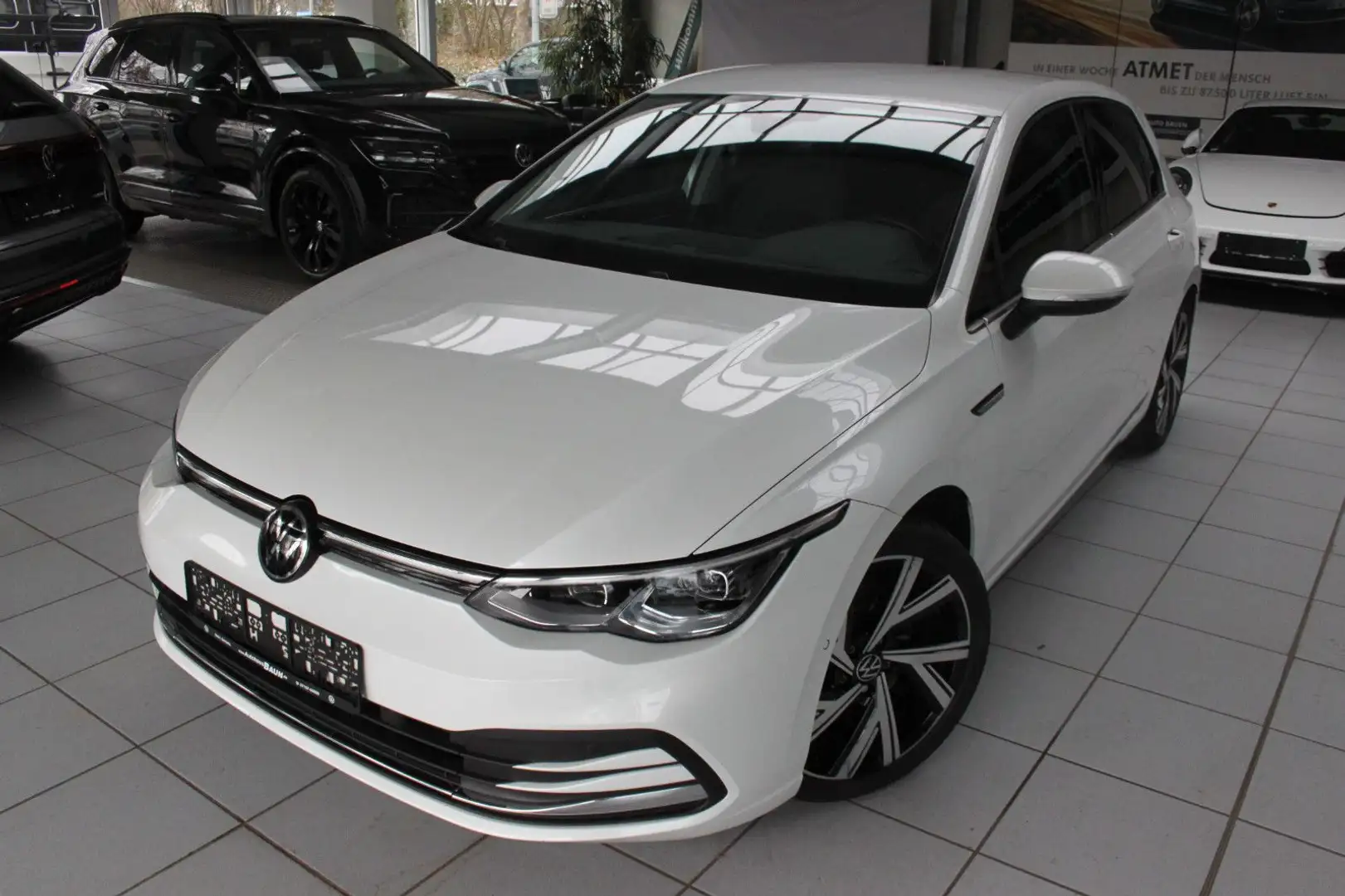 Volkswagen Golf VIII Lim. STYLE/DSG/AHK/18"/KAME/ACC/STZHZ Blanc - 1