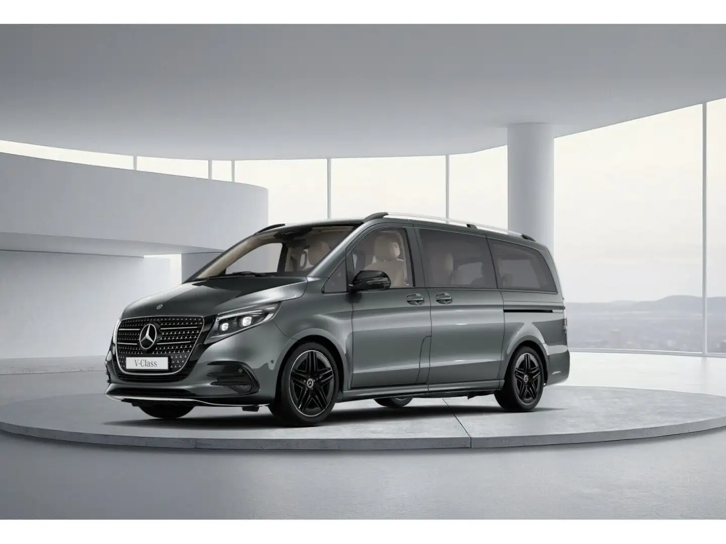Mercedes-Benz V 300 d 4MATIC EXCLUSIVE Lang AHK 2,5t 6 Sitze Gris - 1