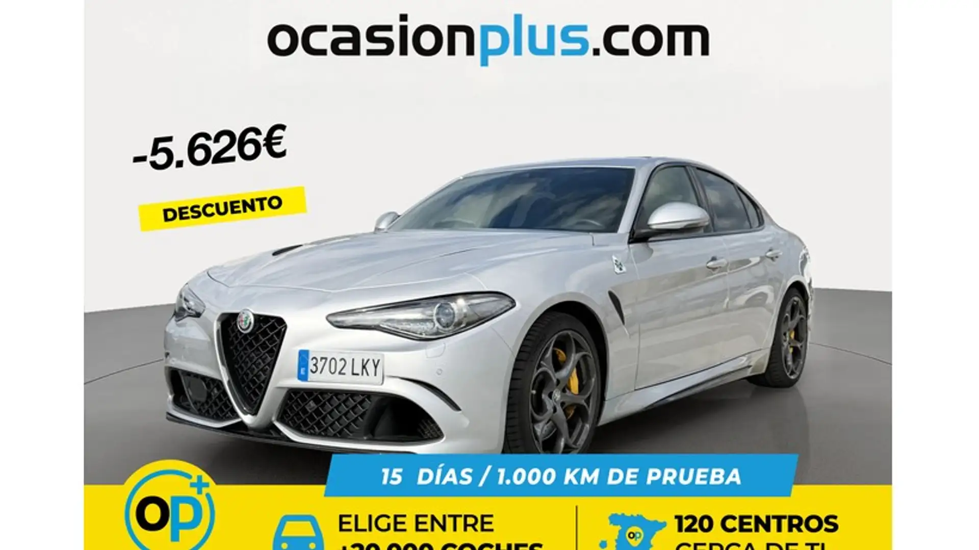 Alfa Romeo Giulia 2.9 T Quadrifoglio Aut. 510 Plateado - 1