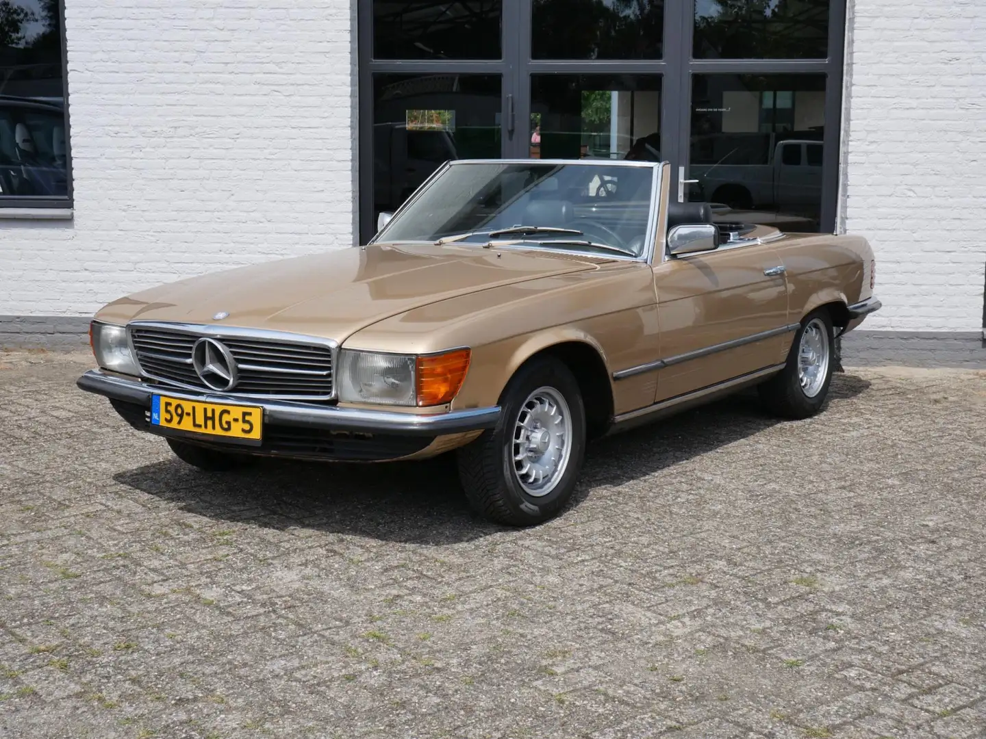 Mercedes-Benz SL 280 SL roadster Automaat Leder Elektr ramen Windschot Marrón - 1