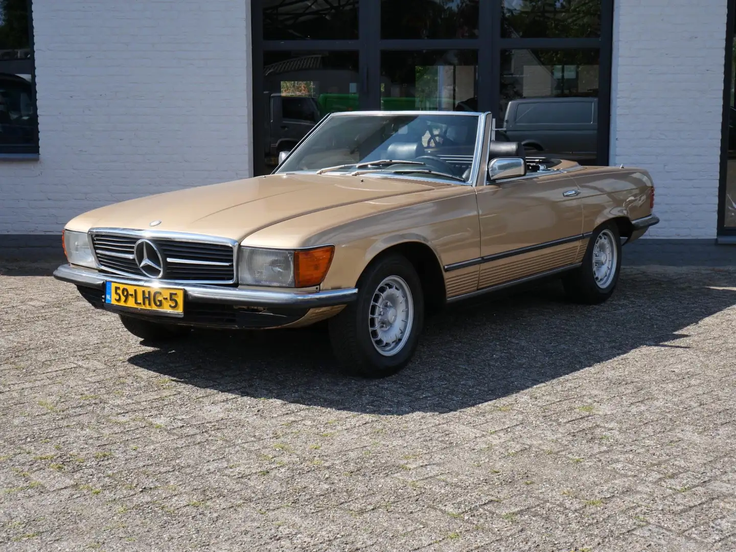 Mercedes-Benz SL 280 SL roadster Automaat Leder Elektr ramen Windschot Bruin - 1