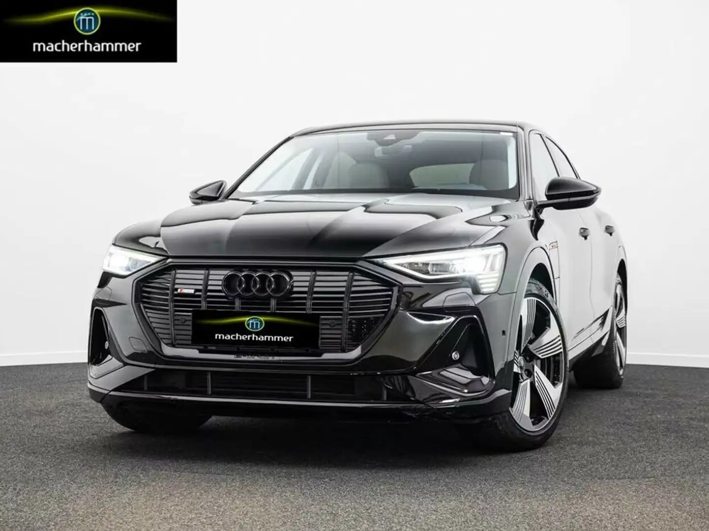 Audi e-tron 55 SB S LINE*LEDER-BEIGE*MATRIX*ACC*KEY* Schwarz - 1