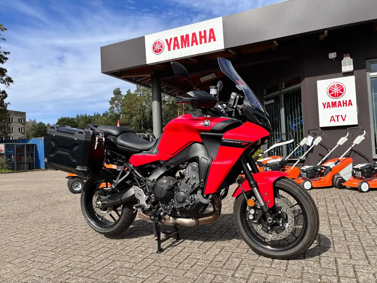Yamaha Tracer 9 Koffer SET TRAX ADV Rot - 1
