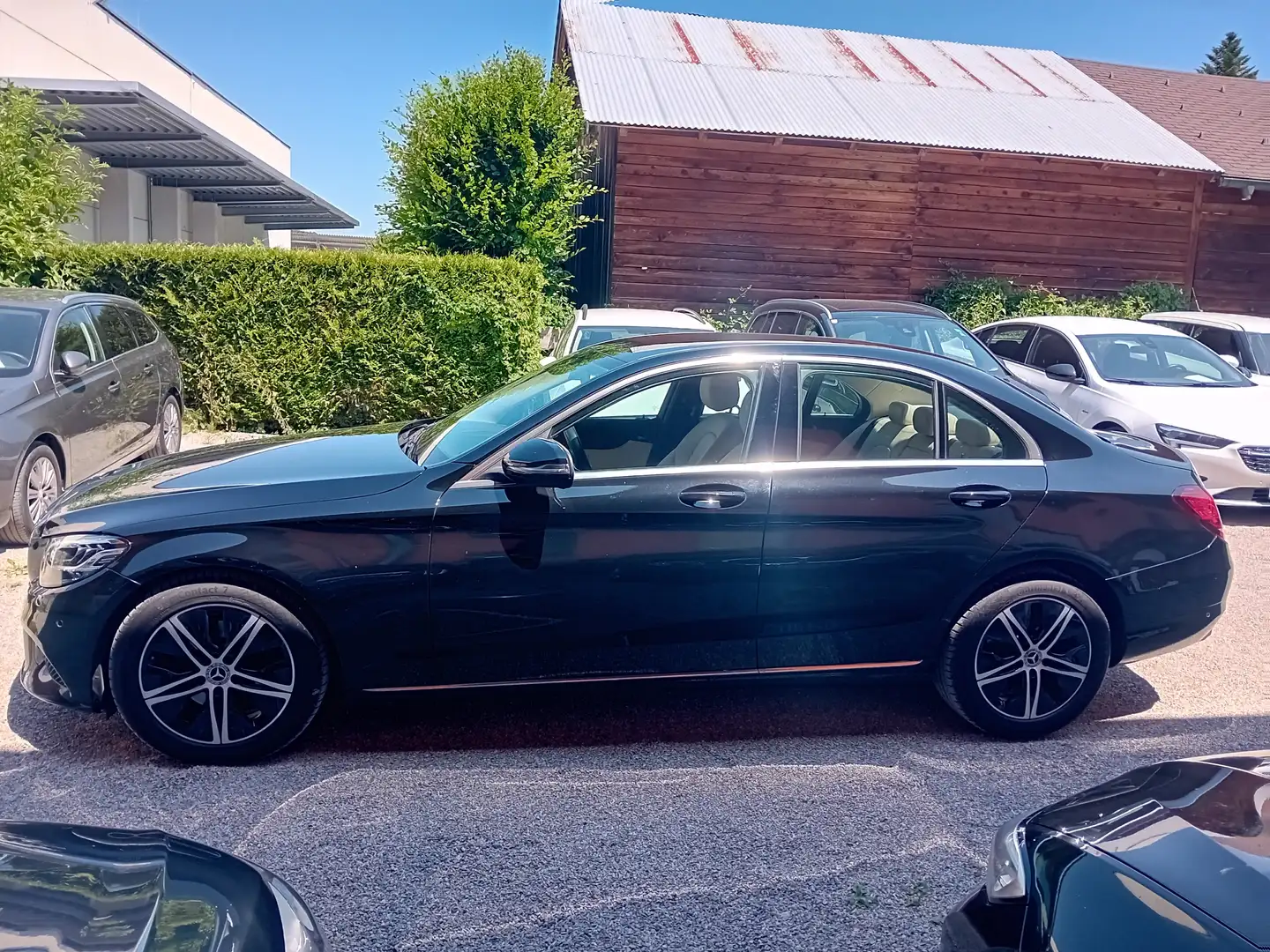 Mercedes-Benz C 200 C 200 d * Leder, LED, Kamera, AHK, Edelholz, usw.* Schwarz - 2