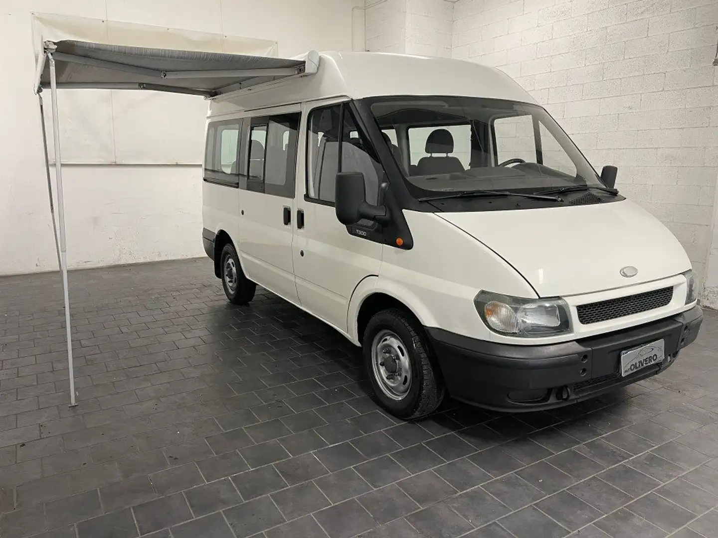 Ford Transit 2.0 TD 75CV 9POSTI+TENDALINO+GANCIOTRAINO Bianco - 1