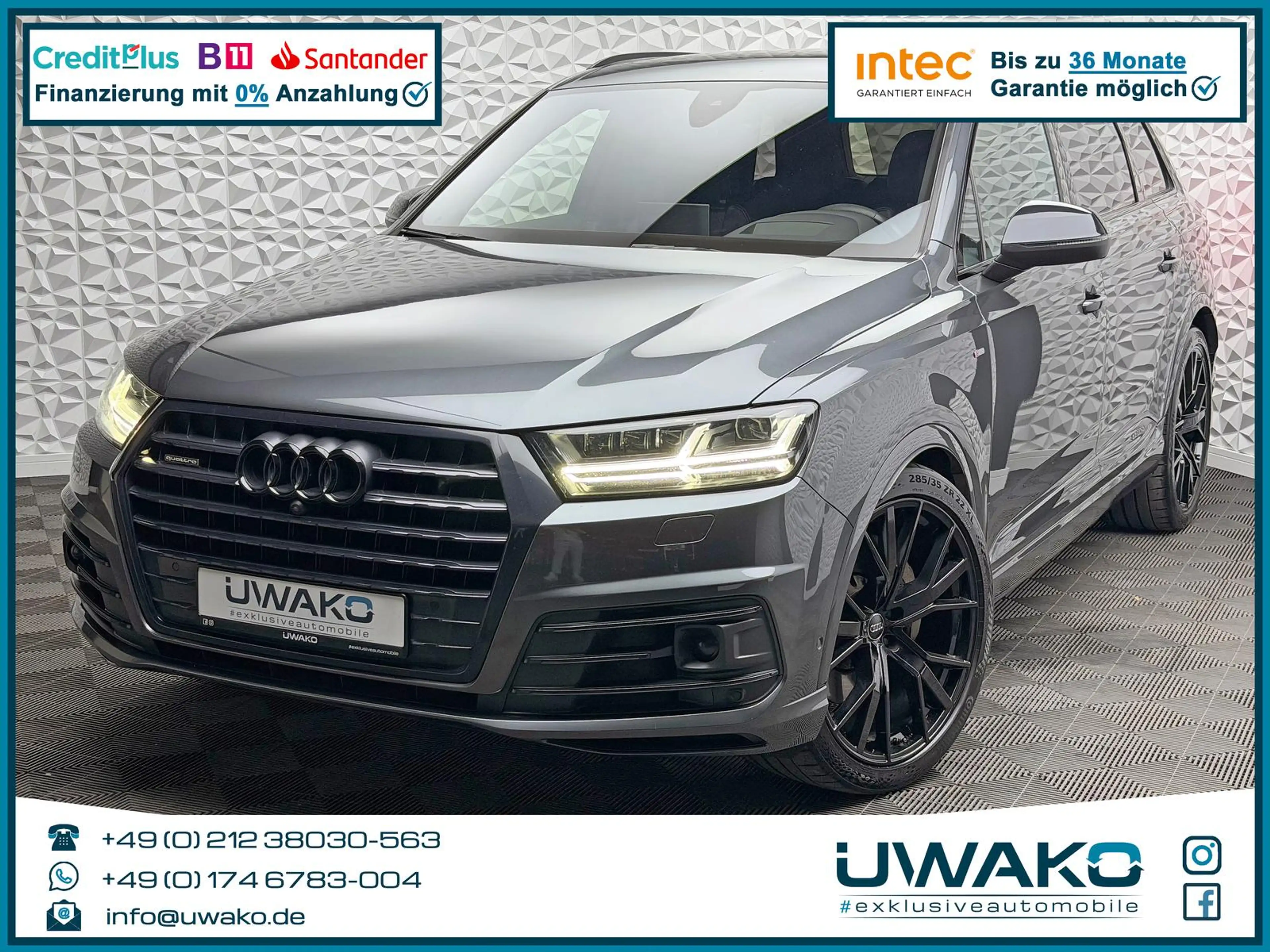 Audi Q7 50TDI*S-LINE*7-SITZE*ALLRADLENK*BOSE*PANO*NIGHTV