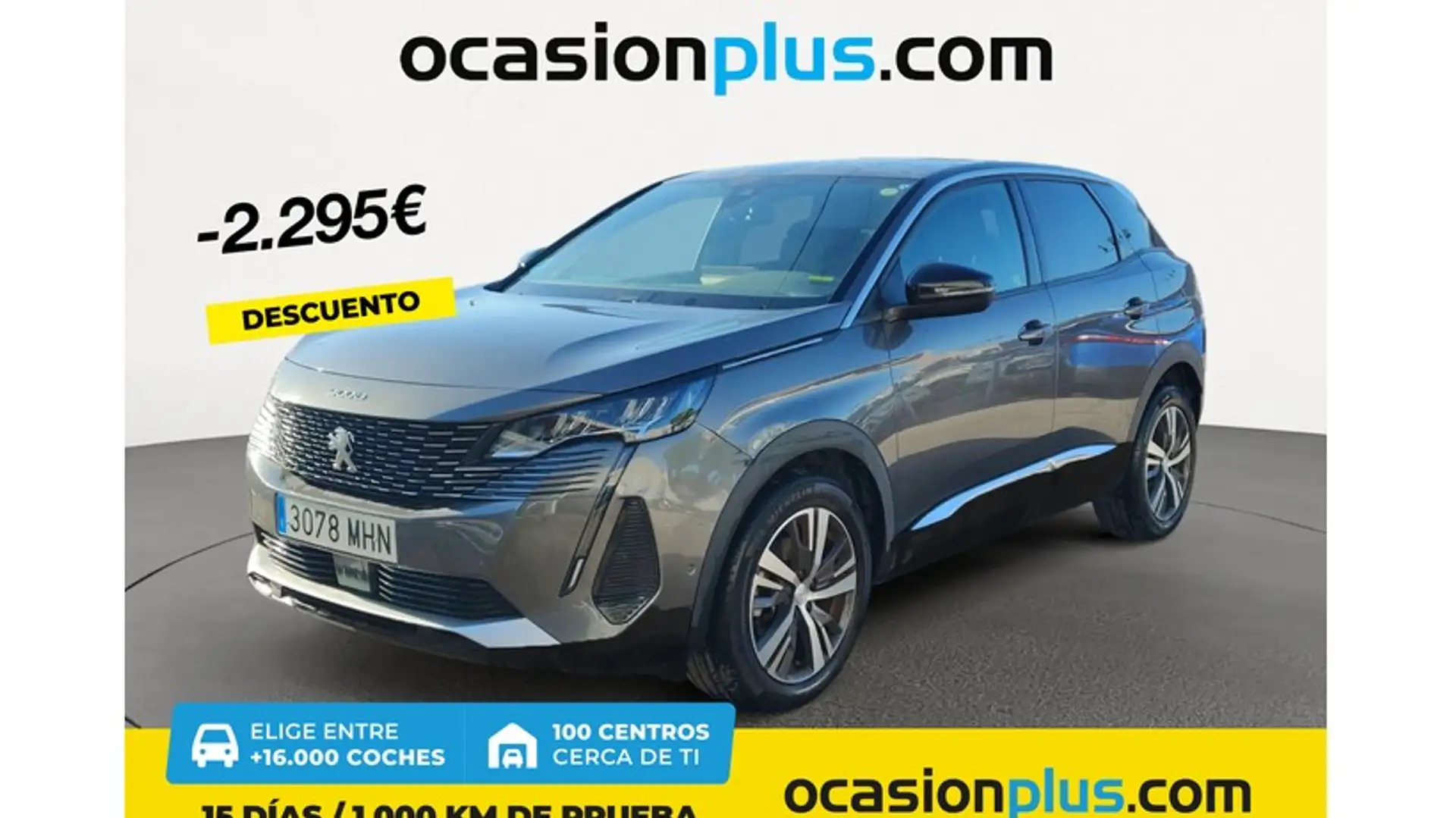 Peugeot 3008 1.2 PureTech S&S Allure 130 Grijs - 1