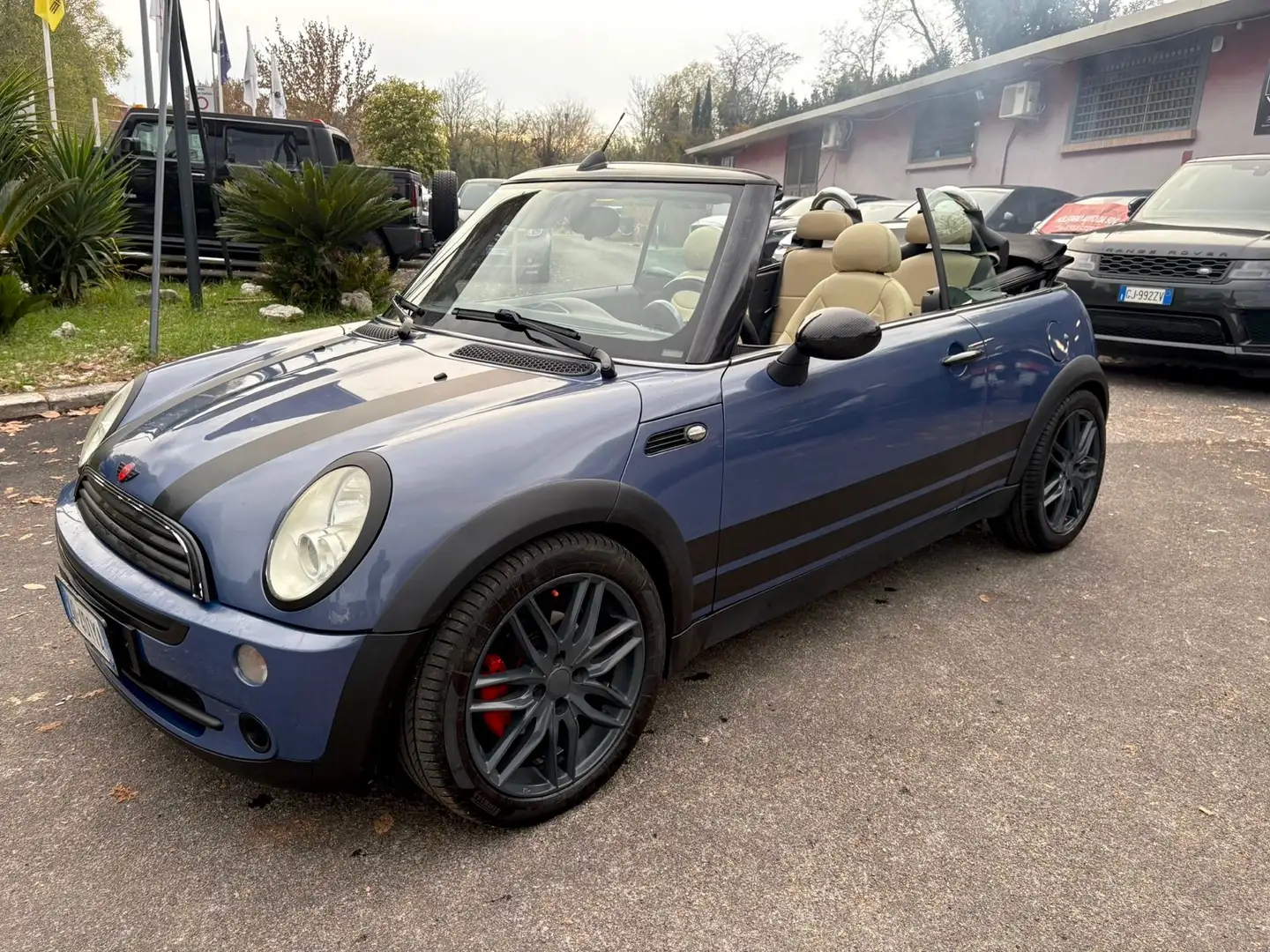 MINI Mini 1.6 16V One Cabrio Bleu - 1