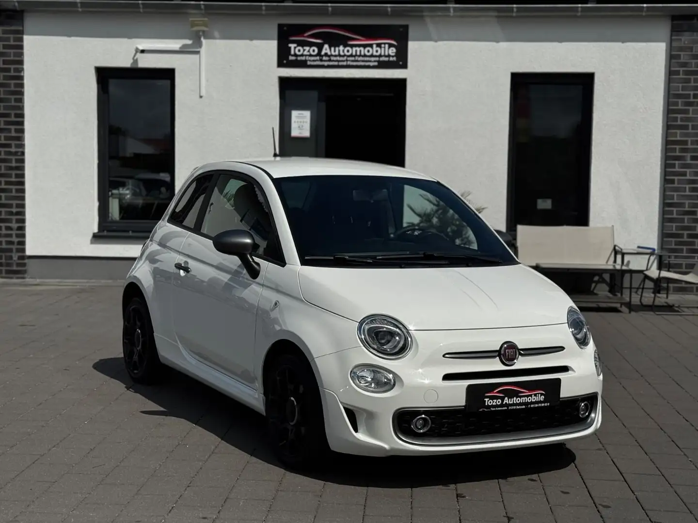 Fiat 500 S*NAVI*DAB*TEMPO*KLIMA*TEIL-LEDER*SPORT*TOP* Wit - 1