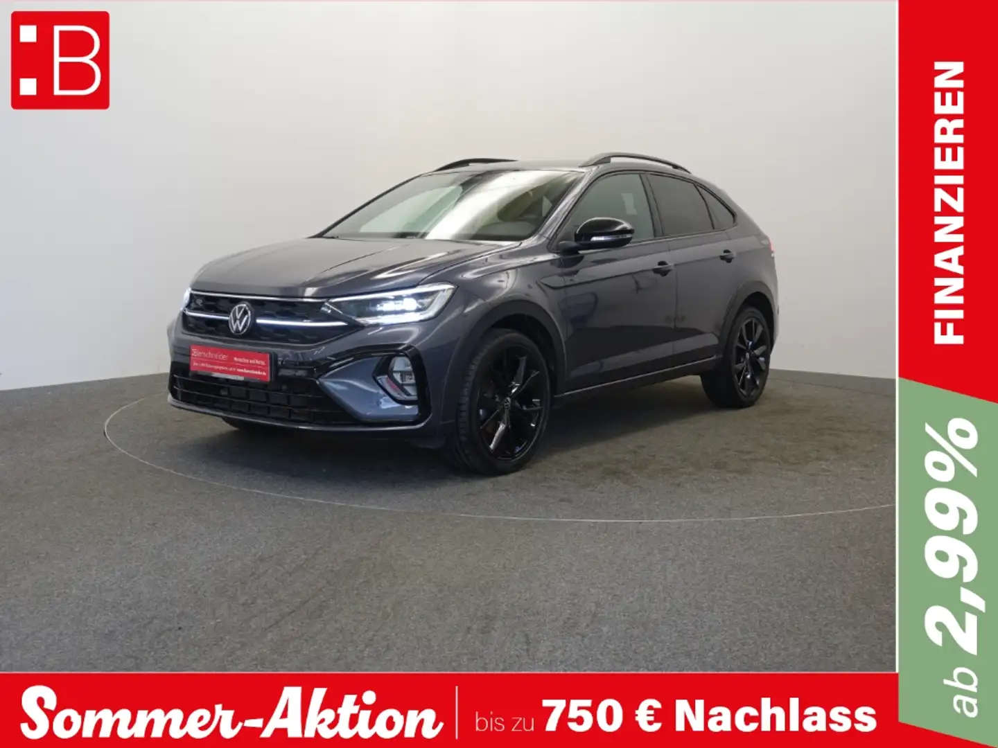 Volkswagen Taigo 1.0 TSI DSG R-Line Black Style IQ-LIGHT AHK NAVI 1 Grau - 1