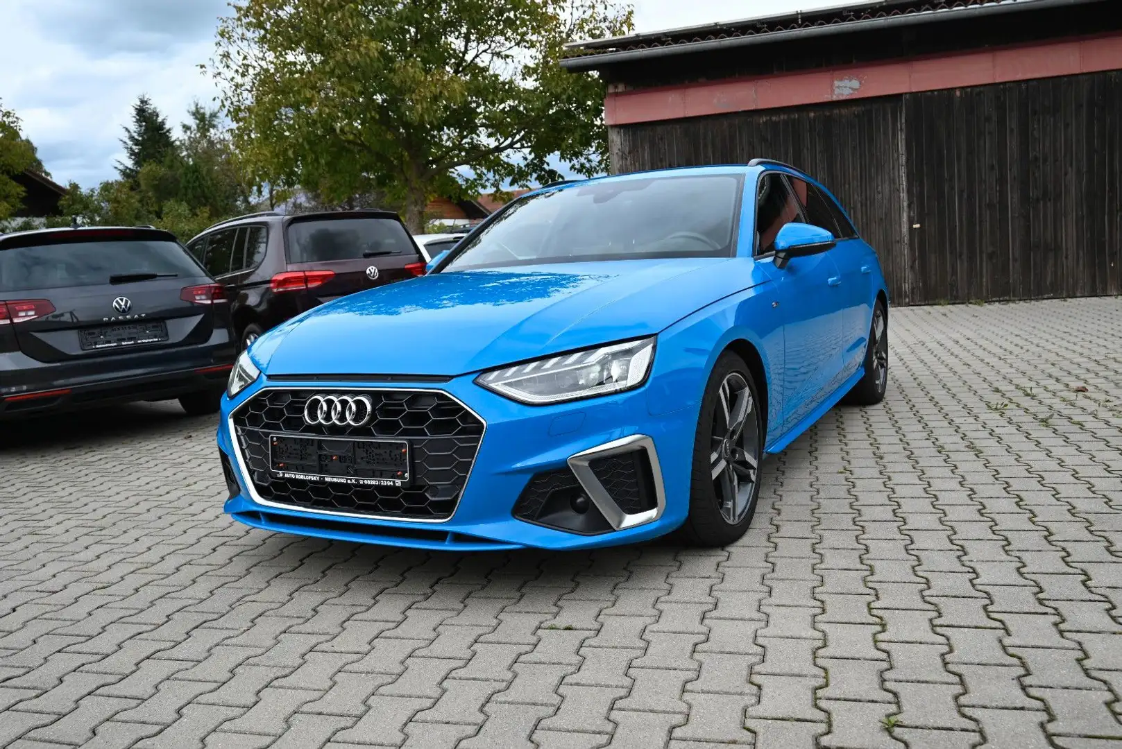 Audi A4 Avant 35 TDI S line/Matrix LED/Standhzg/AHK Blau - 1