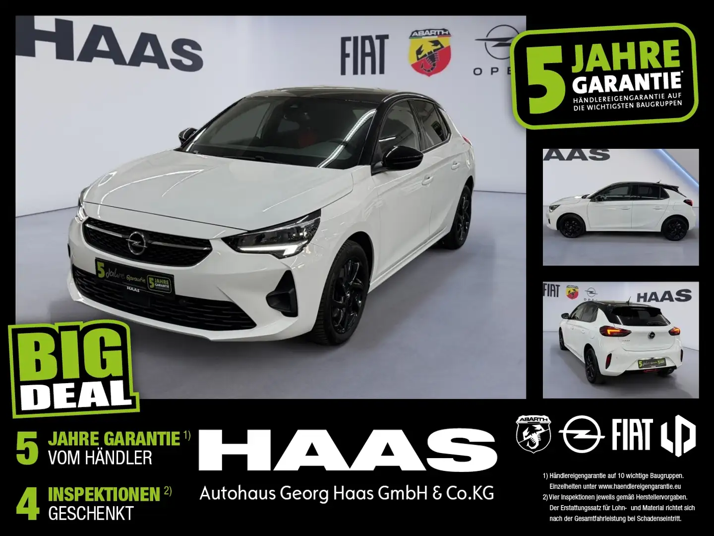 Opel Corsa F 1.2 Turbo GS Line LED+SHZ+Winterp.+Kam. Blanco - 1