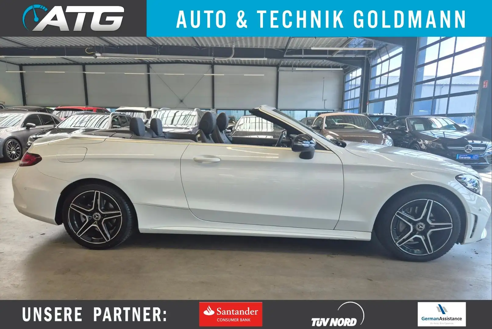 Mercedes-Benz C 200 CABRIOLET AMG LINE NIGHTPAKET NAVI LED AIR Fehér - 1