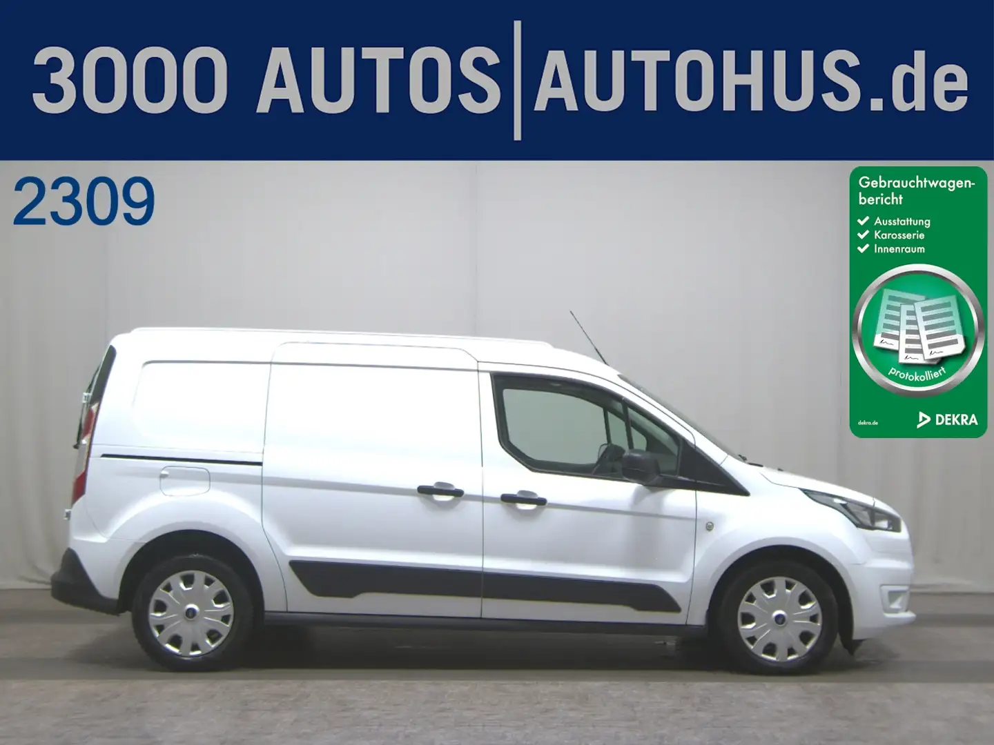 Ford Transit Connect 1.5 EB L2 Kasten 3 Sitzer AHK Weiß - 1