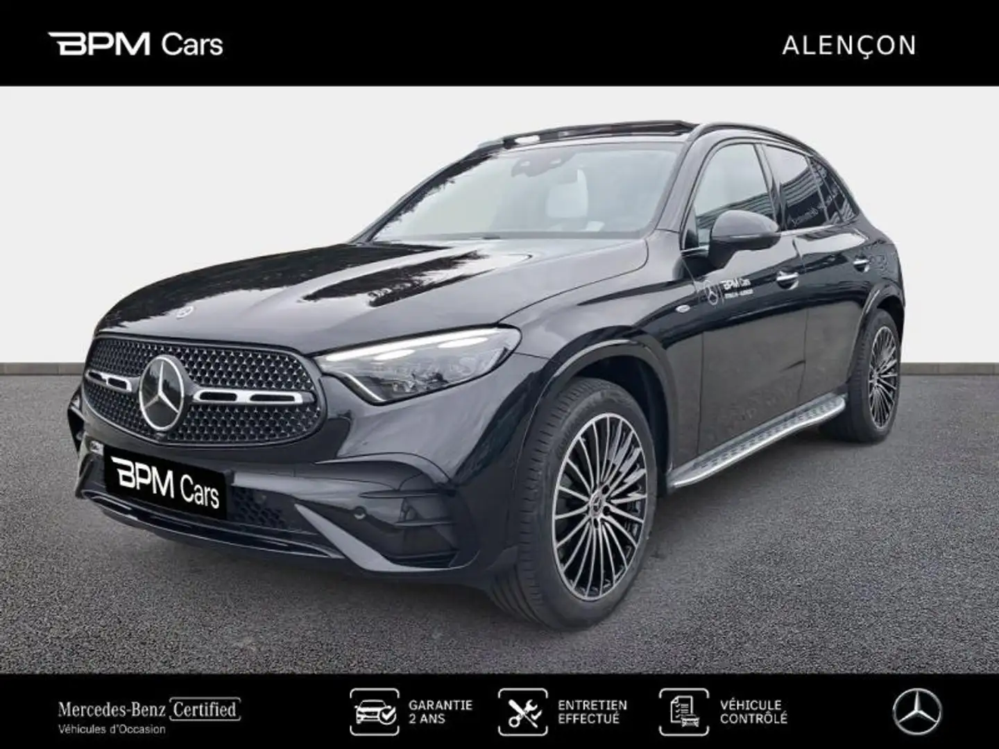 Mercedes-Benz GLC 300 300 e Hybrid 313ch AMG Line + 4Matic 9G-Tronic Noir - 1