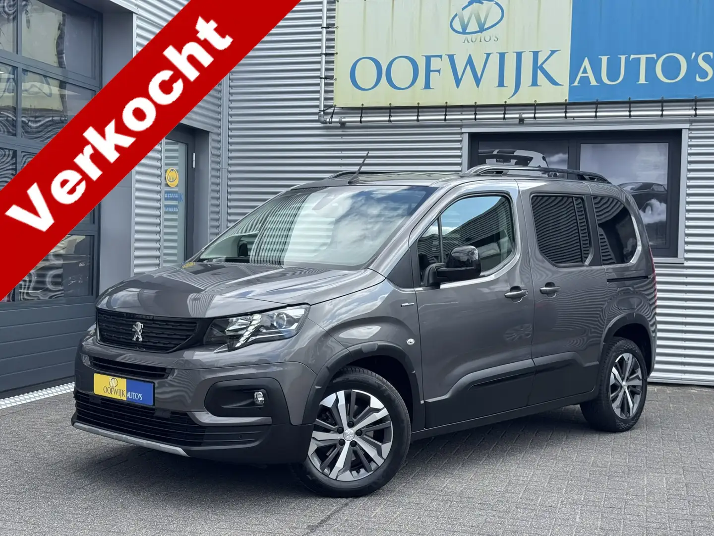 Peugeot Rifter 1.2 Puretech GT-Line Automaat Clima Navi Camera Le Grijs - 1