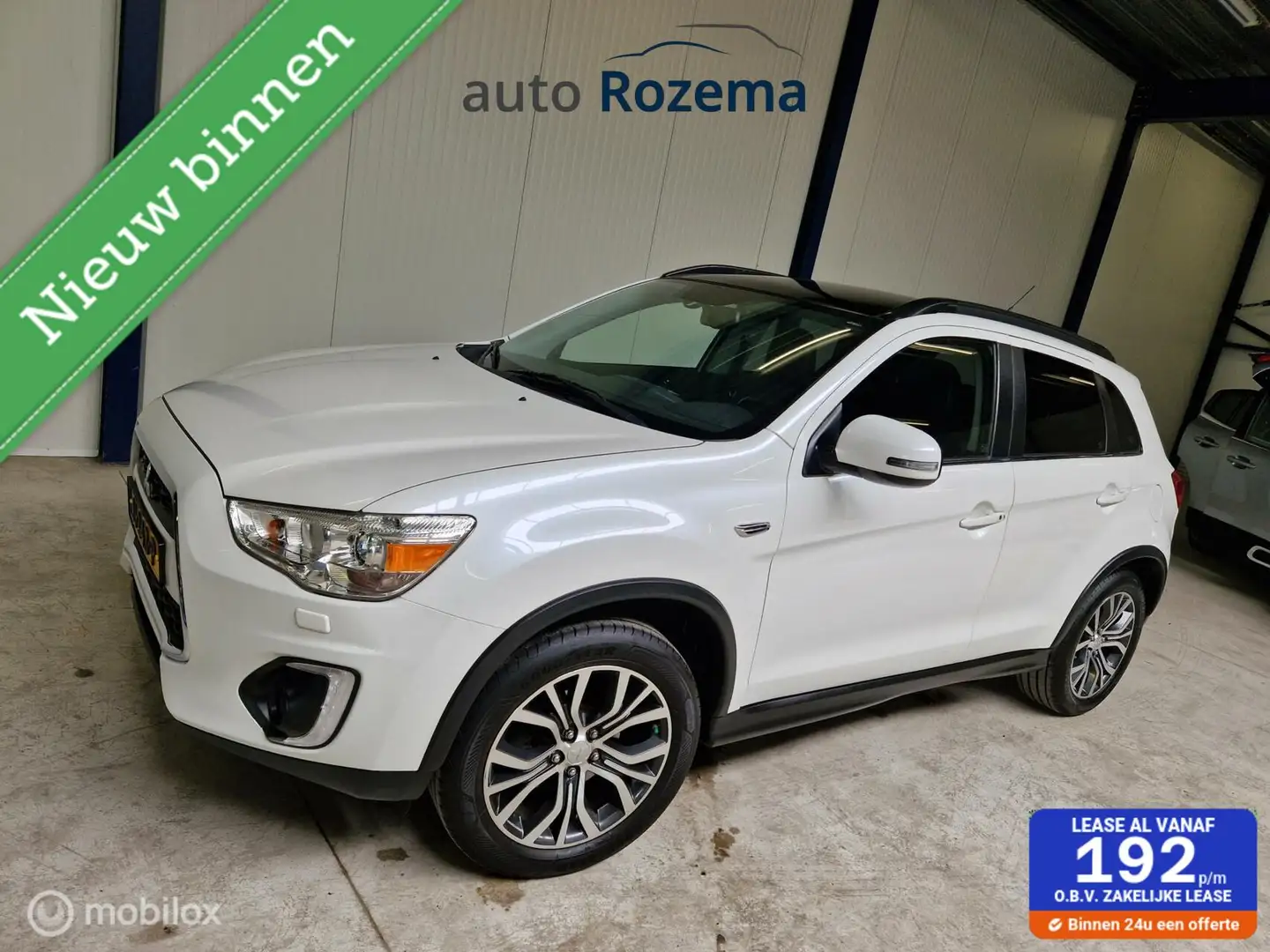 Mitsubishi ASX 1.6 Cleartec Instyle Ecc Navi Haak Dak Wit - 1