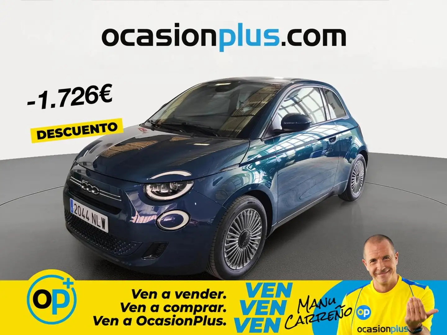 Fiat 500 1.0 Hybrid Torino 48kW Azul - 1