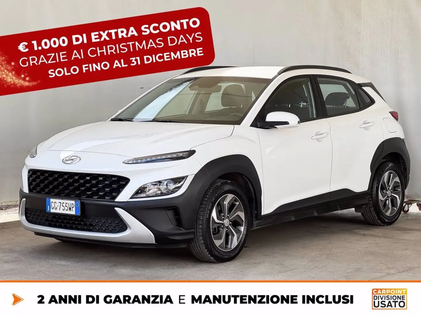 Hyundai KONA 1.6 gdi hev xtech 2wd 141cv dct Bianco - 1