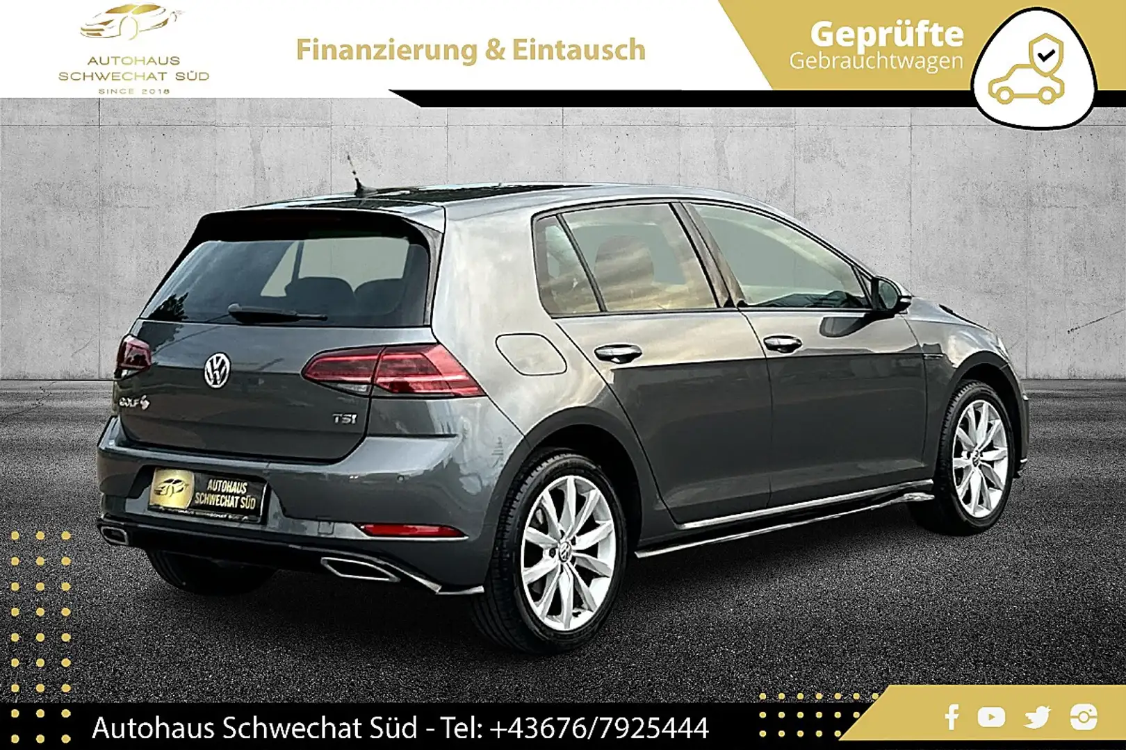 Volkswagen Golf 7 Comfortline 1,0 TSI // R-LINE PAKET // MASSAG... Grau - 2