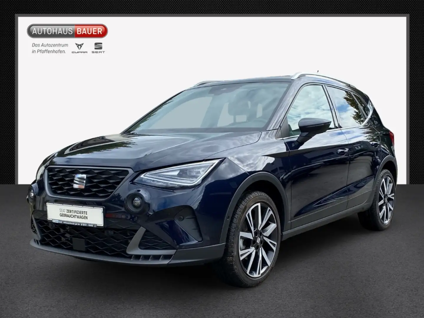 SEAT Arona FR 1.5TSI DSG AUT. AHK ABN. VOLLED ACC FULLINK NAV Blau - 1