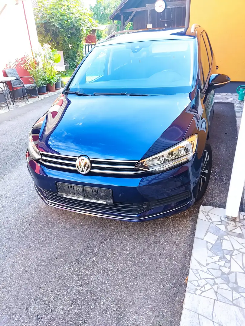 Volkswagen Touran Touran Comfortline 1,6 SCR TDI DSG 7 Sitze Blau - 2