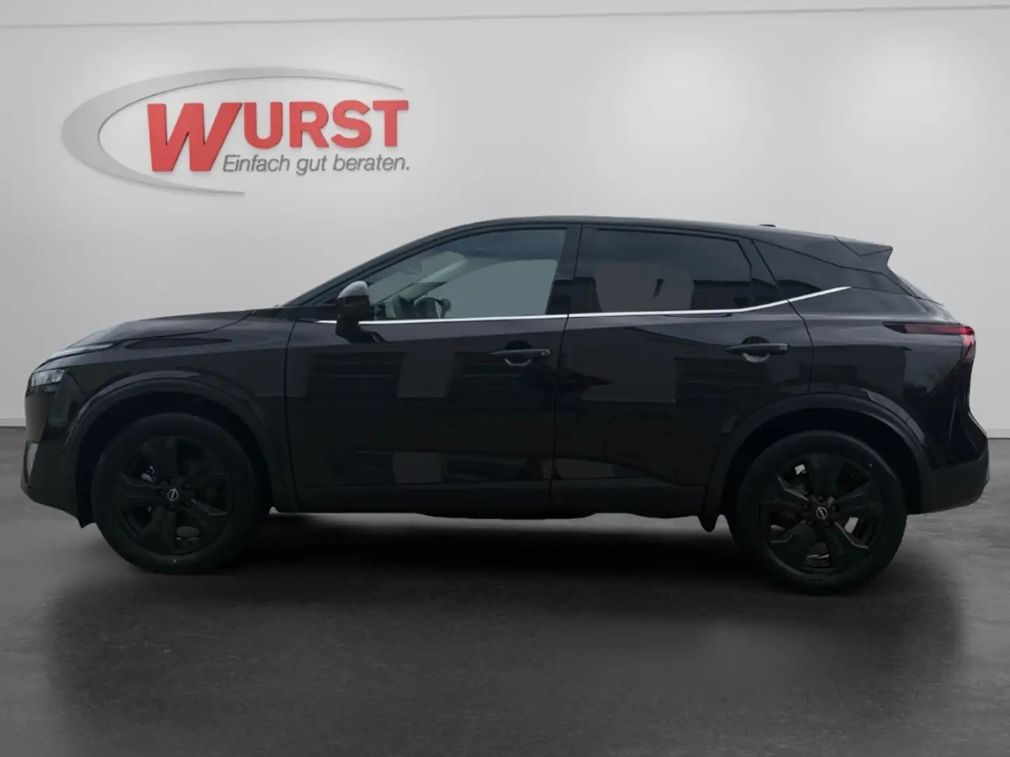 Nissan Qashqai N-Connecta 1.3 DIG-T Navi 360 Kamera LED Apple Car Zwart - 2