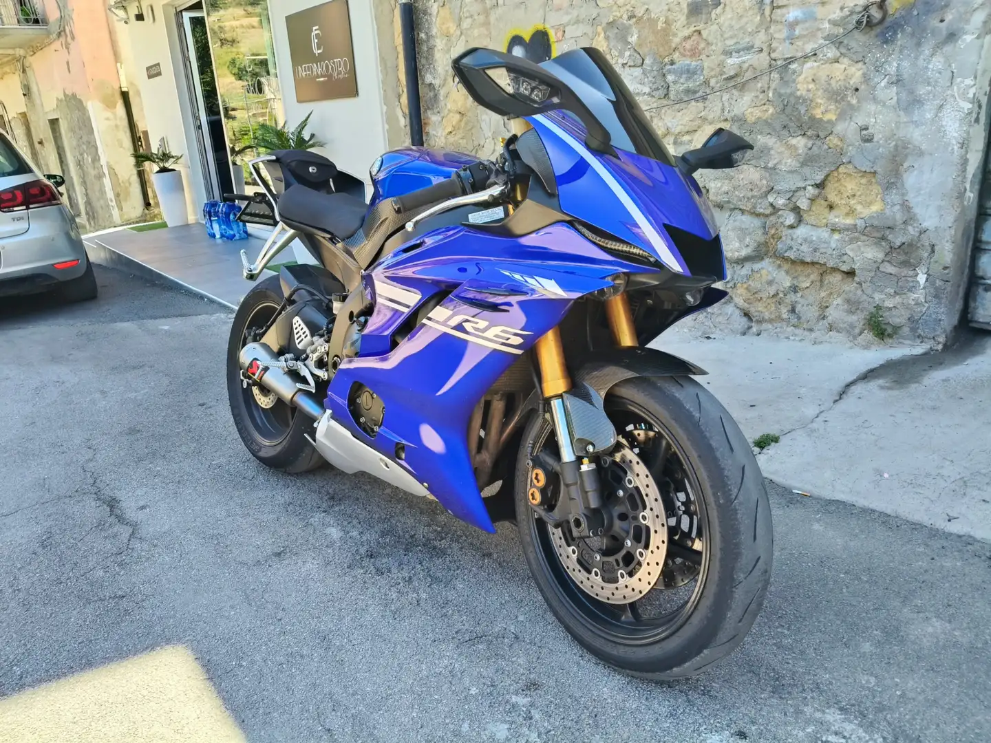 Yamaha YZF 600 Bleu - 1