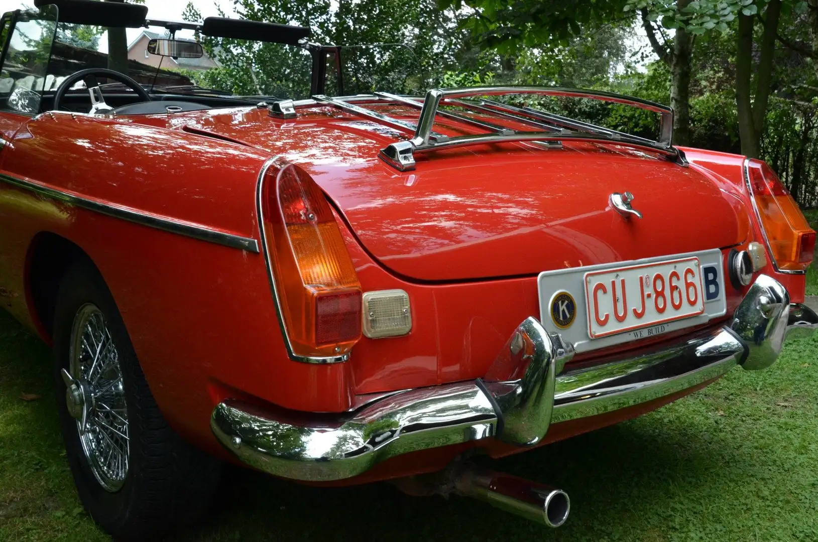 MG MGB 1977 met overdrive Rouge - 1