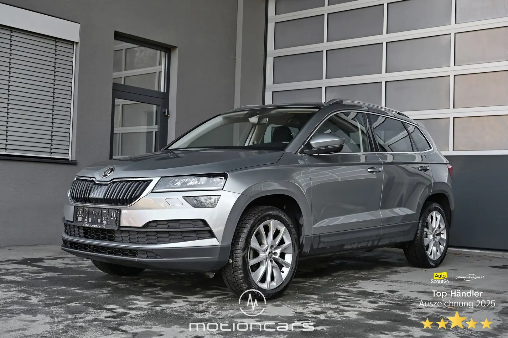 Skoda Karoq 1.6 TDI Style Limited DSG Pickerl NEU Grau - 1