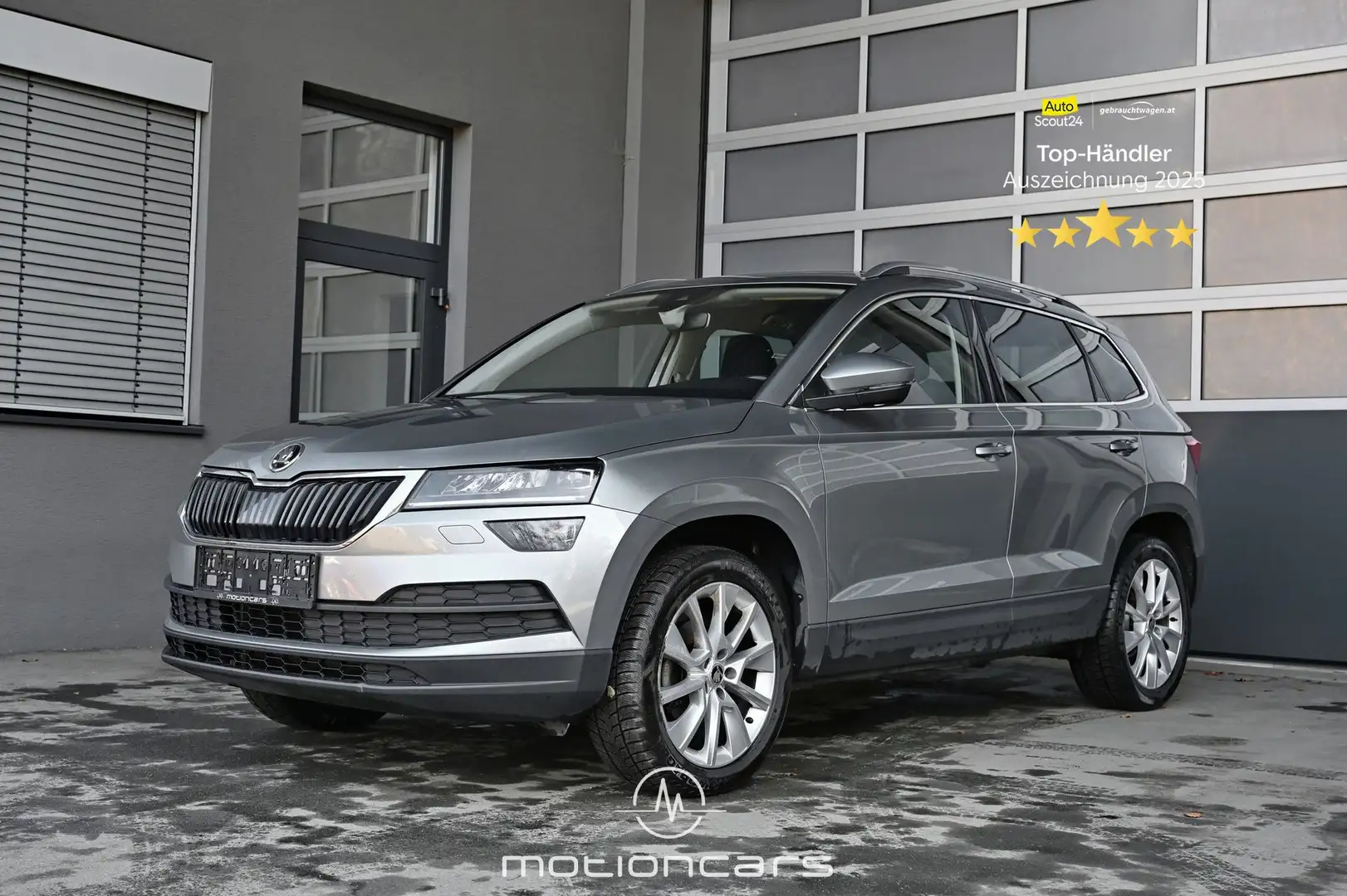 Skoda Karoq 1.6 TDI Style Limited DSG Pickerl NEU Grau - 1