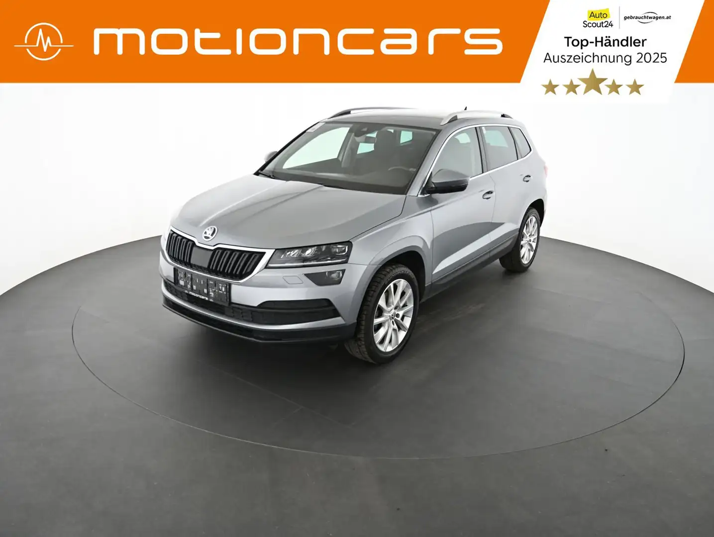 Skoda Karoq 1.6 TDI Style Limited DSG Pickerl NEU Grau - 1